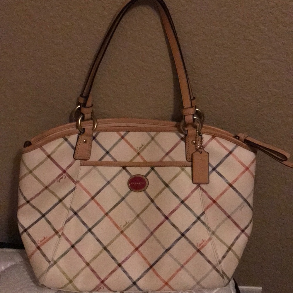 Coach over the shoulder bag, like new. - Picture 1 of 2